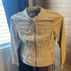 Michael Kors Beige Utility Jacket